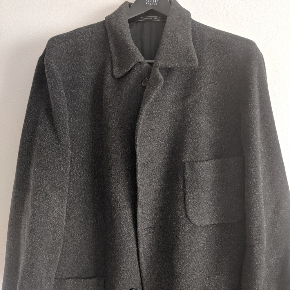 Movimento Italy Wool Coat Gray S 52R